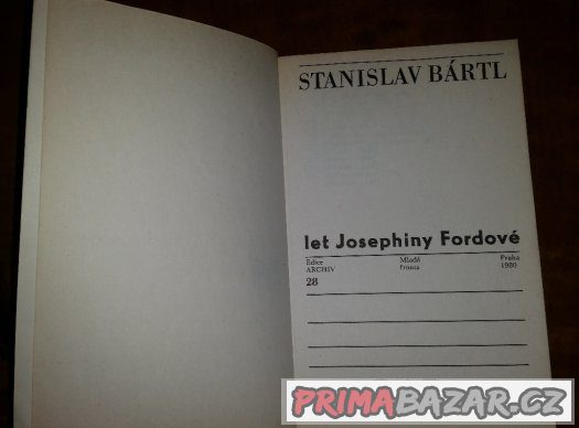 Prodám knihu  Let Josephiny Fordové. – fotografie 3