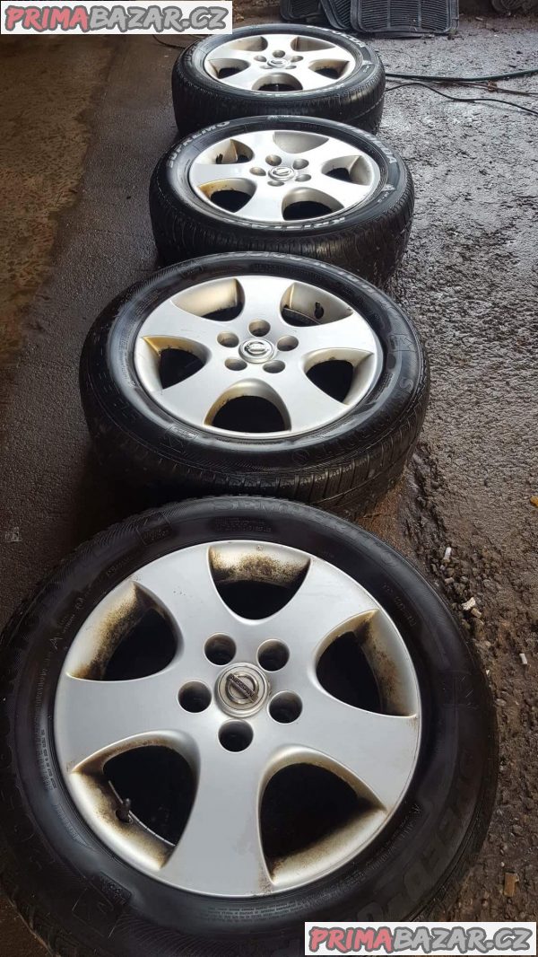prodam alu kola elektrony nissan 5x114.3 6.5jx16 et40