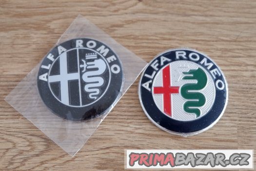 ZNAK LOGO ALFA ROMEO AR 74MM Kapota Kufr – fotografie 1