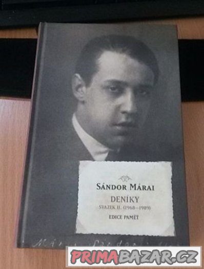 Deníky svazek II. Sándor Márai – fotografie 1
