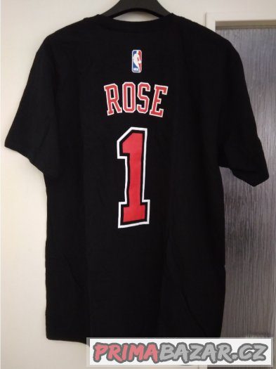 Pánské Adidas triko, černé, Chicago, 1 Rose, velikost L – fotografie 1