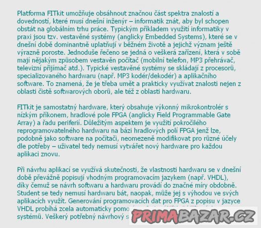 FITkit - hardwarový nástroj pro mladé vývojáře – fotografie 4