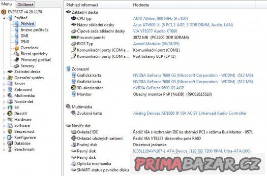 AMD Athlon 900 MHz Thunderbird A0900AMT3B sc.462 FUNKČNÍ – fotografie 5