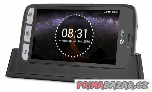 Doro 8031 černý 4,5" LTE Kamera GPS WiFi, SOS (záchranné) Tl – fotografie 2