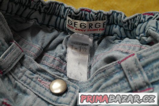 Riflová sukýnka George 1-1.5 roku – fotografie 3