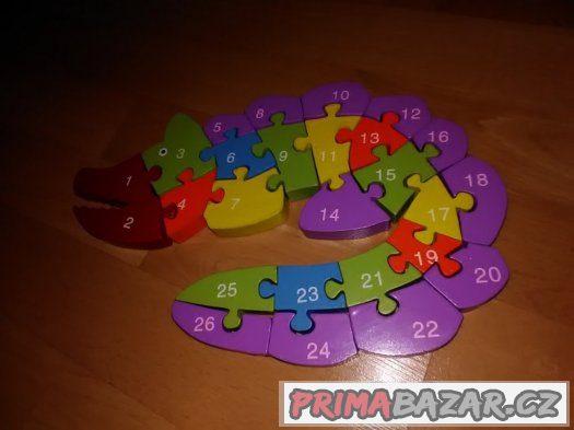 Dřevěné puzzle – fotografie 1