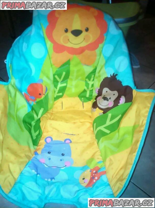 Houpačka, sedátko Fisherprice lev – fotografie 2