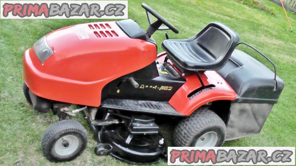 Prodám POLO-profesionální /ČESKÝ!!/ travní traktor Wiskonsin-APR 16-102  - NA OPRAVU - SEŘÍZENÍ ??? /VPŘED JEDE POUZE NA 1.RYCHLOST MÍSTO 9./ = 23 000,- – fotografie 1