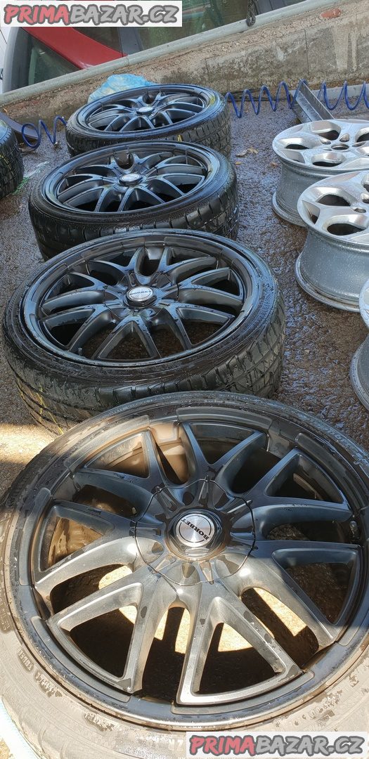 alu kola elektrony Borbet černý lak 5x108 8.5jx19 et52