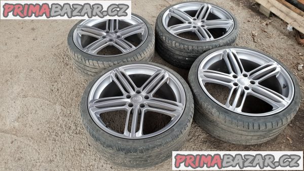 alu kola elektrony audi šedý lak 5x112 9jx20 et35