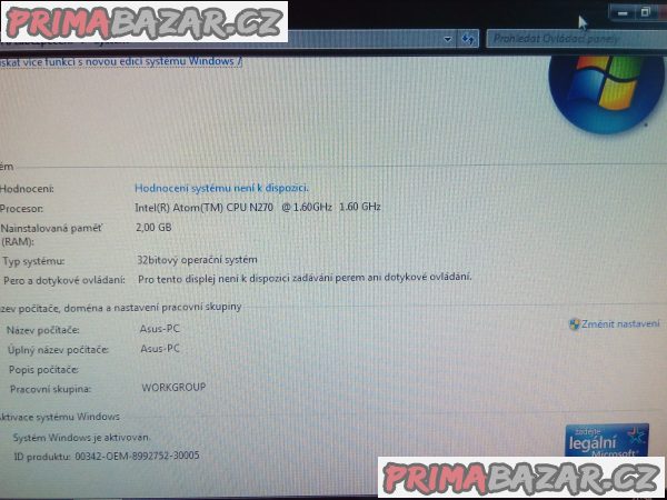 Asus Eee PC 904HA - kontakt email – fotografie 8