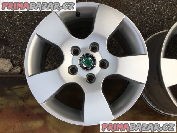 2x originál ALU RÁFEK Škoda Octavia 2 – fotografie 2