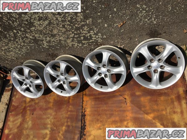 5x114.3 R17 - originál hliníková sada Mitsubishi - ET 46 – fotografie 2