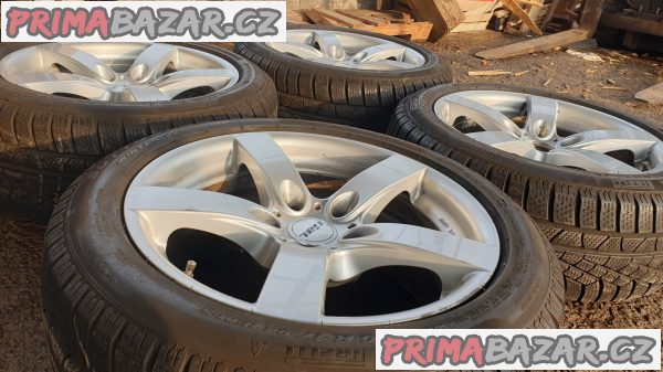 alu kola elektrony Rial sa807 s pneu 70% vzorek 5x120 8jx17 et20 pneu pirelli 225/50 r17 94