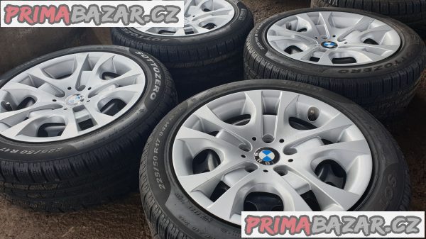 sada plechove disky s poklicema bmw 6783330 E84 X1 5x120 7.5jx17 is34