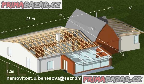 RD(novostavba) nedaleko Prahy v přírodě,pozemek4802m2,RD320m2+bus,vlak,D3,bazén,krb.vlož. – fotografie 3