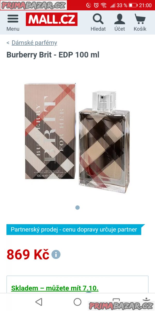 Burberry Brit for her – fotografie 1