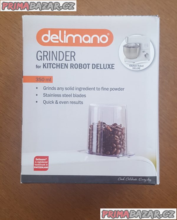 DELIMANO Grinder for kitchen robot deluxe – fotografie 2