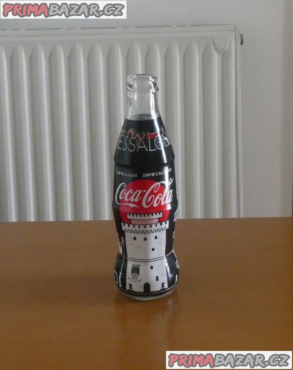 Sběratelská skleněná lahev Coca Cola 250 ml černá