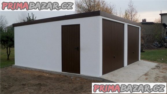 Montovaná garáž - omítka – fotografie 1