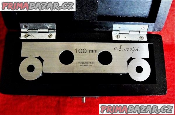 SINUSOVÉ PRAVÍTKO 100 mm-orig. Fr. KEILPART &amp; Co. SUHL