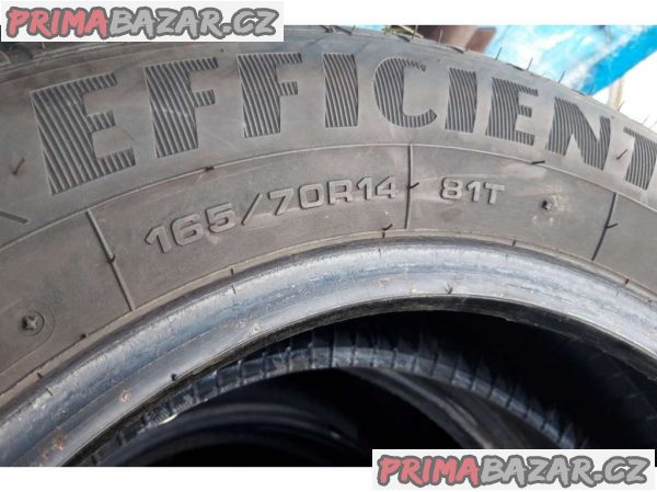 Prodám po 2ks letních pneu 165/70 R14: – fotografie 3