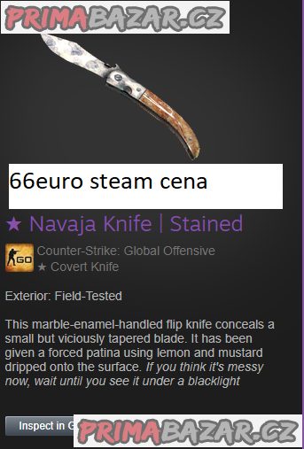 CSGO ★ Navaja Knife | Stained – fotografie 1