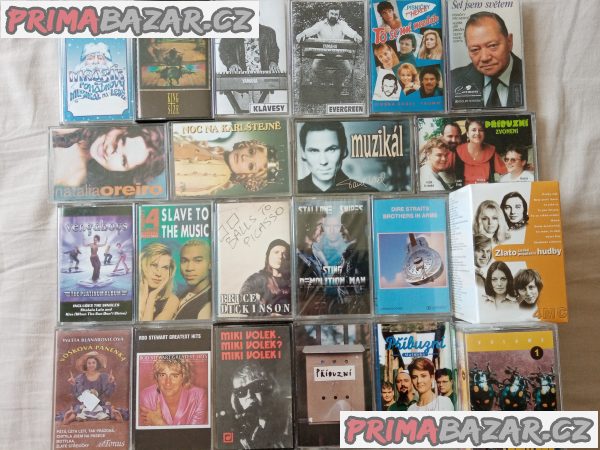 Originál MC kazety v perfekt stavu od 89 Kč – fotografie 1