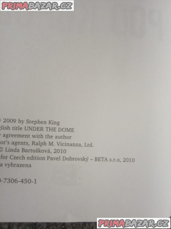 STEPHEN KING:POD KUPOLÍ – fotografie 3