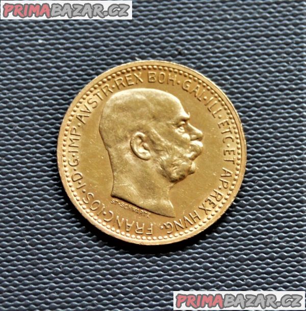 10 Kronen 1910, 1911 Wien, František Josef – fotografie 4