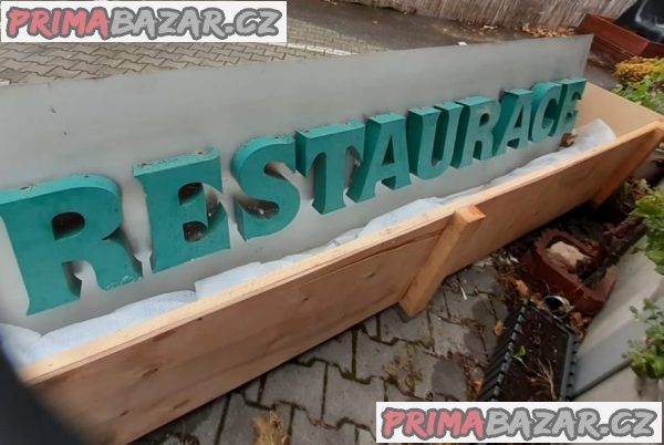 Reklamní světelný panel RESTAURACE – fotografie 1
