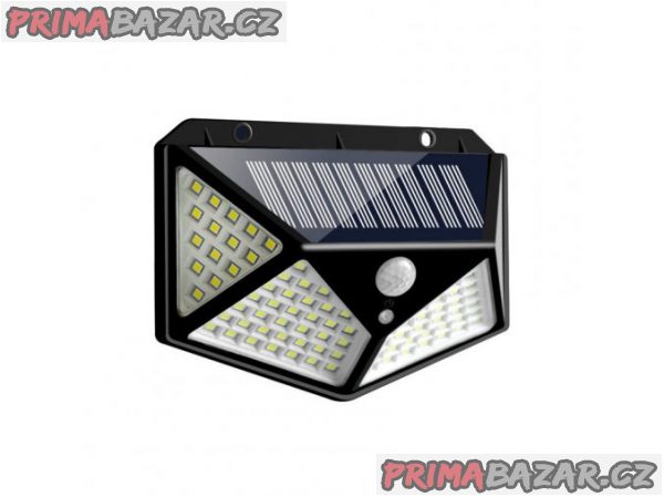 Solární světlo (100 Led),3 módy svícení+pohybové čidlo – fotografie 1