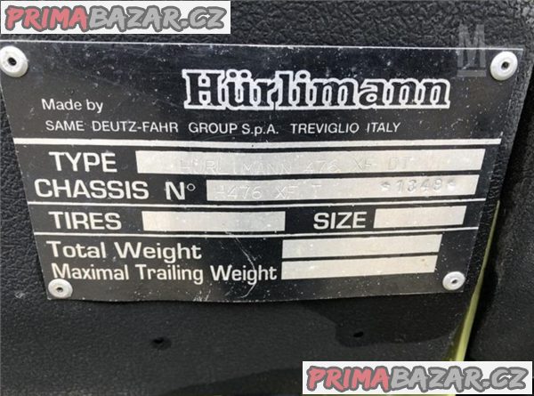 HURLIMANN H476XF – fotografie 6