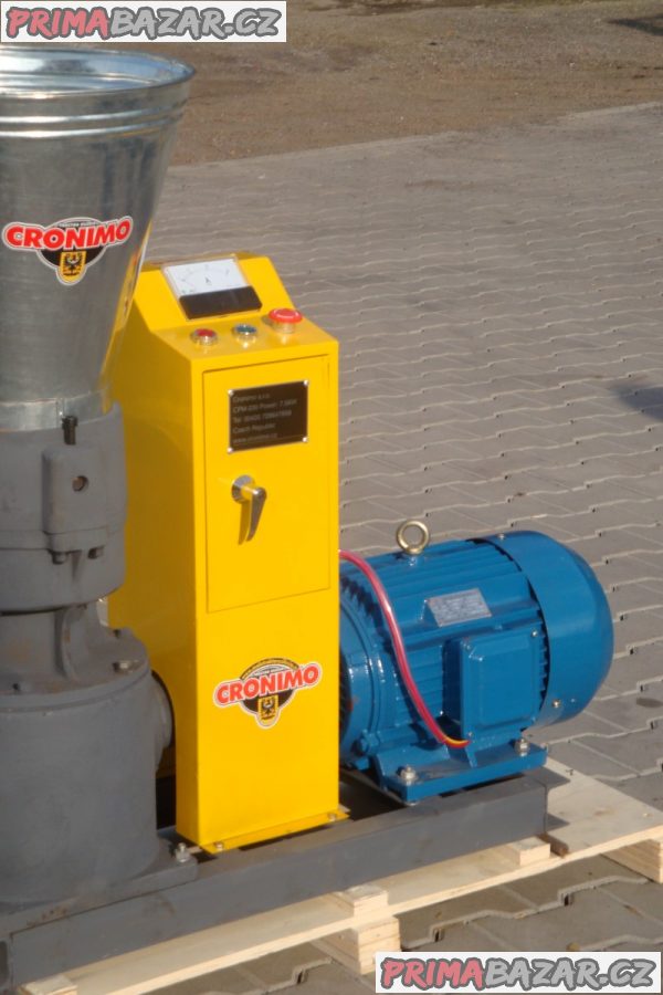 Peletovací lis CRONIMO MP-200 – fotografie 3