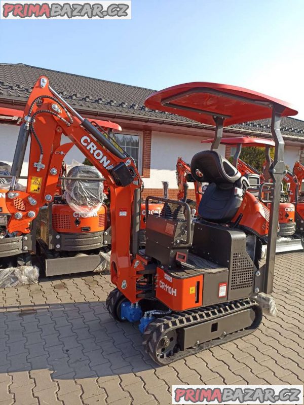 Bagr Kubota minibagr 1200 kg CR12 se lžící – fotografie 2