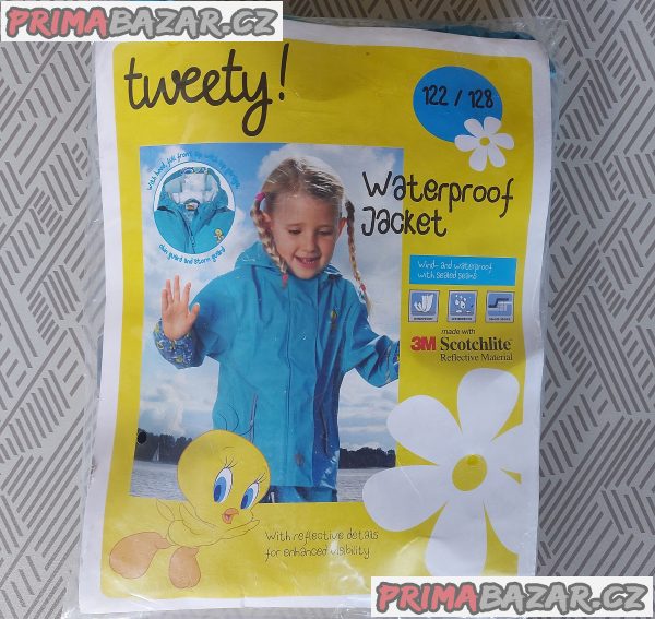 Úplně NOVÁ nepromokavá bunda, vel. 122/128 – fotografie 2