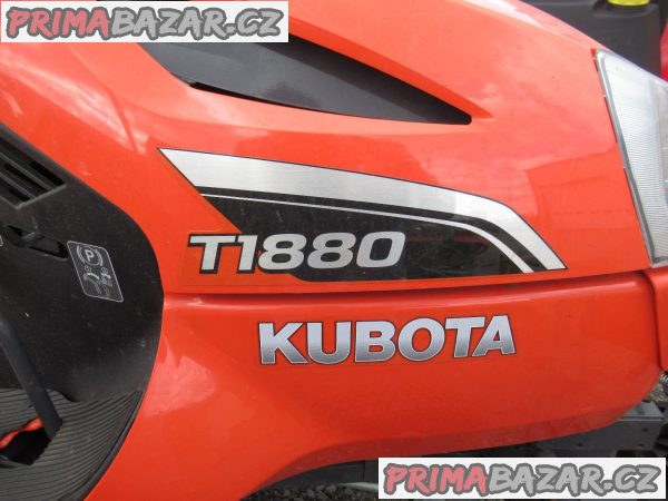 Zahradní traktor Kubota T1880 s radlicí – fotografie 4