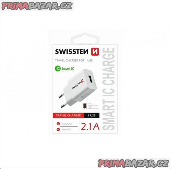 Síť.adaptér Smart IC Swissten, NOVÝ- 10,5 W     (12)