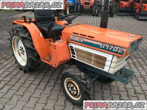 traktor kubota 4x4, kubota B1702DT, výkon 17 Hp – fotografie 2