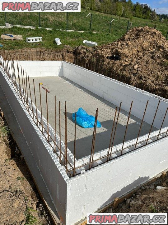 Bloky na bazén / polystyrenové tvárnice / bednicí tvárnice – fotografie 2