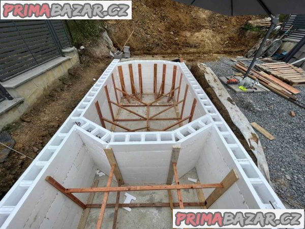 Bloky na bazén / polystyrenové tvárnice / bednicí tvárnice – fotografie 8