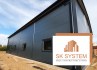 Ocelová výrobní a skladová hala 252 m²