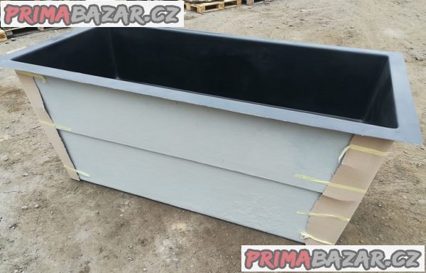 Obdélníková sklolaminátová nádoba 120x240 cm – fotografie 2
