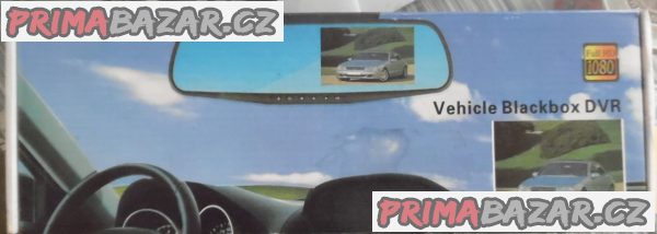 zrcátko s kamerou do auta VEHICLE BLACKBOX DVR – fotografie 1