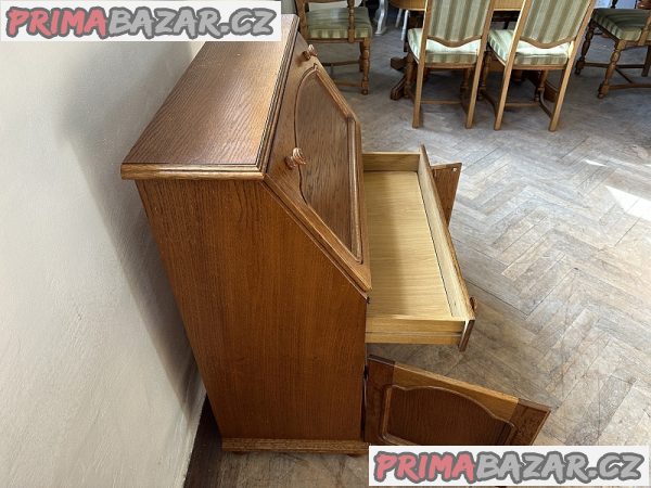 067 Rustikální dřevěný sekretář - masiv – fotografie 3