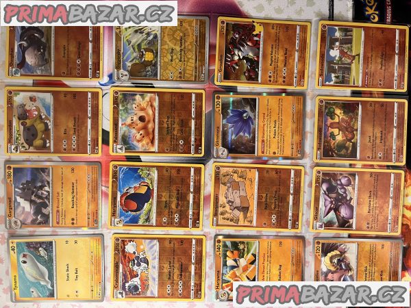 Lesklé Pokémon karty - Holo a Reverse holo – fotografie 3
