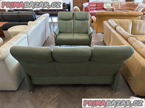 494 Kožená sedací souprava sedačka HIMOLLA 2+3 – fotografie 5