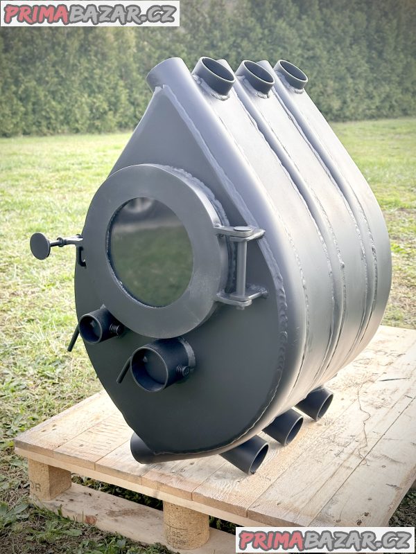 6,5 až 45kW Teplovzdušná kamna na dřevo Firebull – fotografie 2