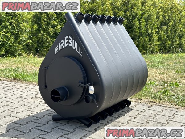 6,5 až 45kW Teplovzdušná kamna na dřevo Firebull – fotografie 4