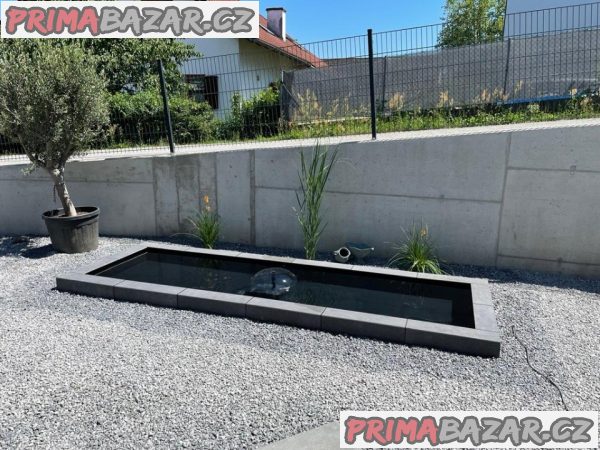 Obdélníková sklolaminátová nádoba 120x360 cm – fotografie 1